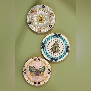 Anthropologie Coasters Set of 3